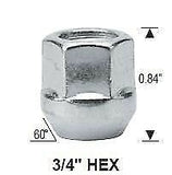 Wheel Lug Nuts 14x1.5 Open End Bulge Conical Seat 14 x 1.5 Lugnuts x 24 pieces
