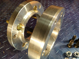 4x156 to 5x5.5 / 5x139.7 Wheel Adapters 12x1.5 stud 2 in thick 131mm bore x 2
