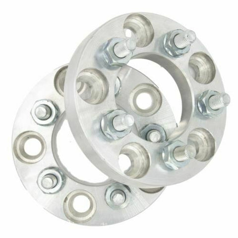 5x4 to 5x112 USA Made Billet Wheel Adapters 1" Thick 12x1.5 Studs 66 Bore x 2